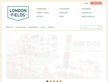 Tablet Screenshot of londonfieldsshoppe.com